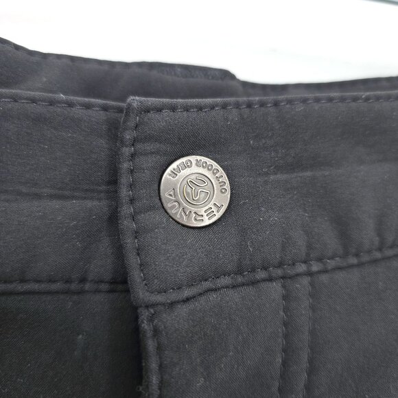 Ternua Black Softshell Snow Pants Women Size 28" Waist - Picture 3 of 9